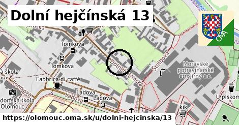 Dolní hejčínská 13, Olomouc