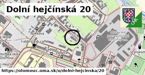 Dolní hejčínská 20, Olomouc