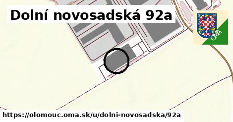 Dolní novosadská 92a, Olomouc