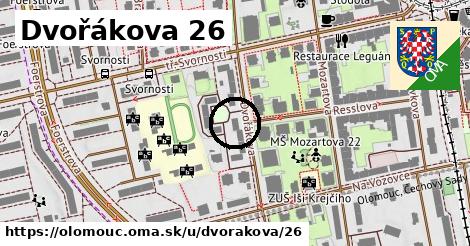 Dvořákova 26, Olomouc
