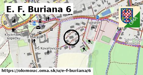 E. F. Buriana 6, Olomouc