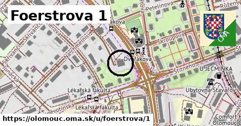 Foerstrova 1, Olomouc