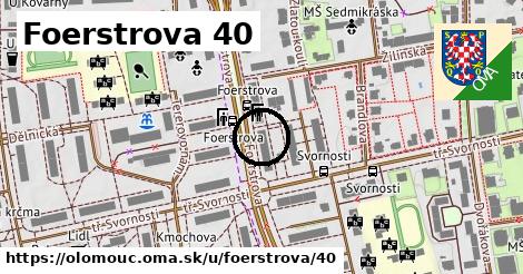 Foerstrova 40, Olomouc