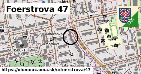 Foerstrova 47, Olomouc