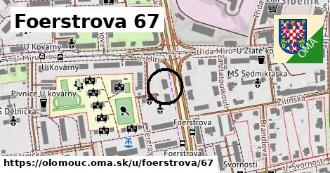 Foerstrova 67, Olomouc