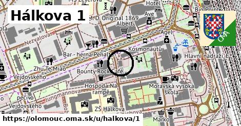 Hálkova 1, Olomouc