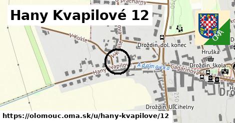 Hany Kvapilové 12, Olomouc