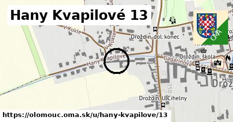 Hany Kvapilové 13, Olomouc