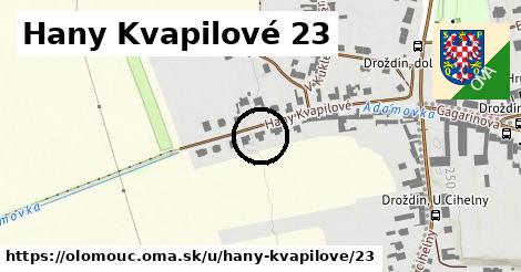 Hany Kvapilové 23, Olomouc
