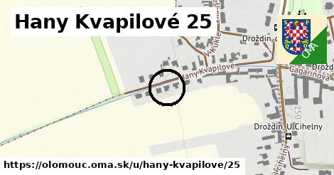 Hany Kvapilové 25, Olomouc