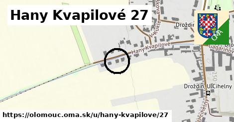 Hany Kvapilové 27, Olomouc