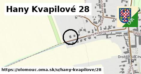 Hany Kvapilové 28, Olomouc