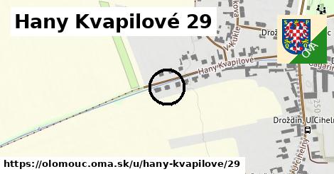 Hany Kvapilové 29, Olomouc