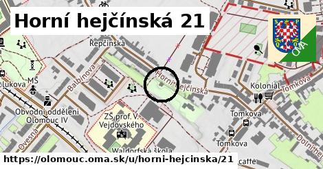 Horní hejčínská 21, Olomouc