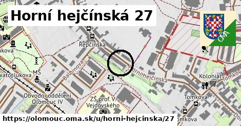 Horní hejčínská 27, Olomouc