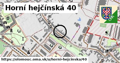 Horní hejčínská 40, Olomouc