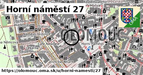 Horní náměstí 27, Olomouc