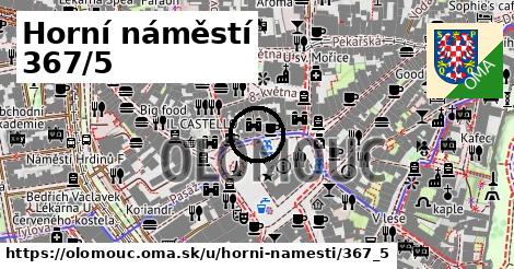 Horní náměstí 367/5, Olomouc