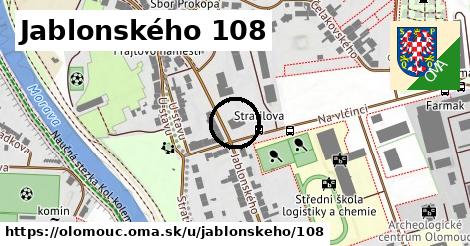 Jablonského 108, Olomouc