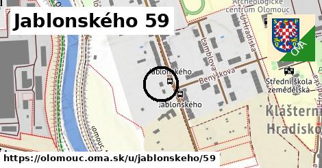 Jablonského 59, Olomouc