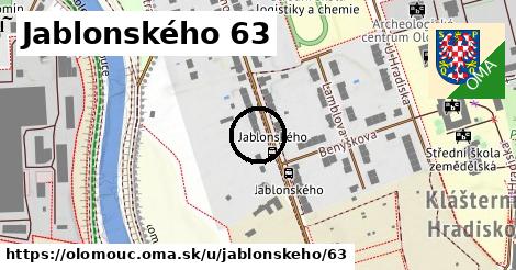 Jablonského 63, Olomouc