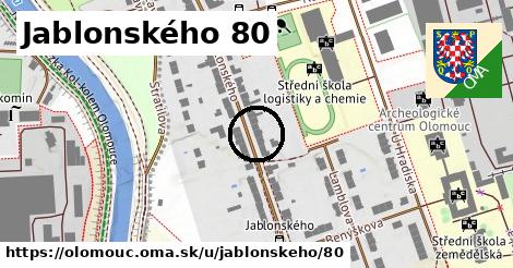 Jablonského 80, Olomouc