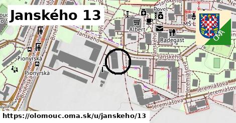 Janského 13, Olomouc