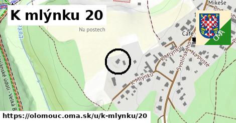 K mlýnku 20, Olomouc