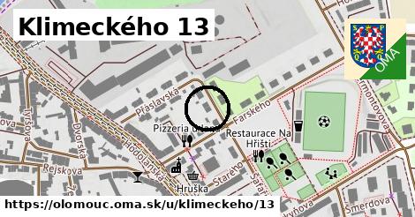 Klimeckého 13, Olomouc
