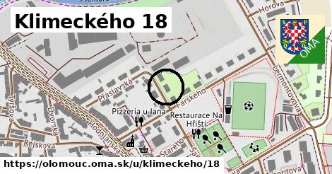 Klimeckého 18, Olomouc
