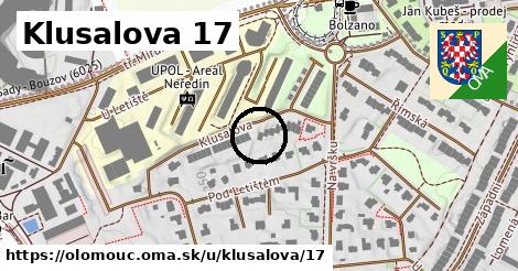 Klusalova 17, Olomouc