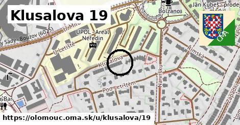 Klusalova 19, Olomouc