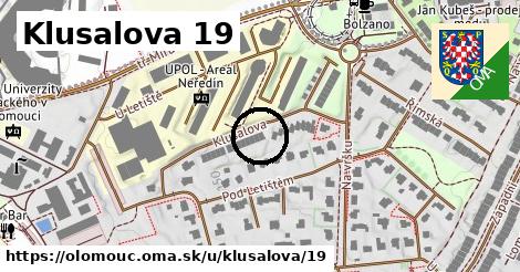 Klusalova 19, Olomouc