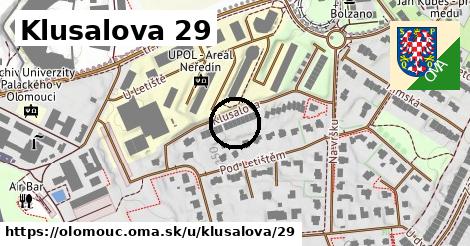 Klusalova 29, Olomouc