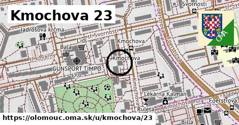 Kmochova 23, Olomouc