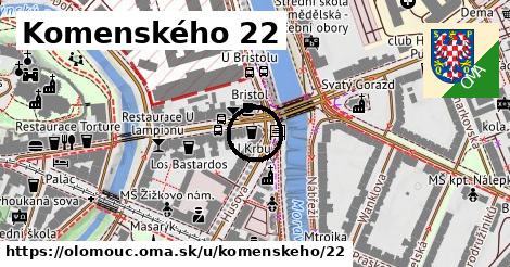 Komenského 22, Olomouc