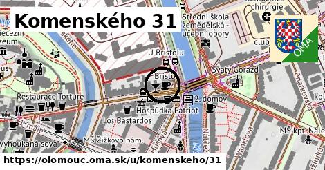 Komenského 31, Olomouc
