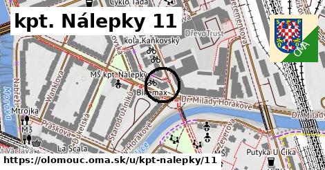 kpt. Nálepky 11, Olomouc