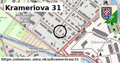 Krameriova 31, Olomouc