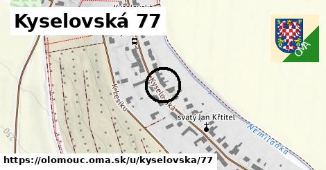 Kyselovská 77, Olomouc