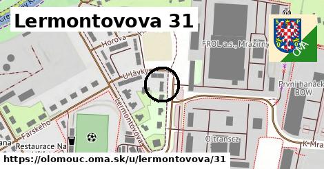 Lermontovova 31, Olomouc