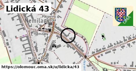 Lidická 43, Olomouc