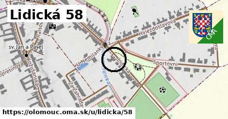 Lidická 58, Olomouc