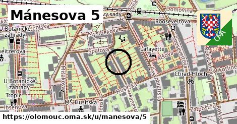 Mánesova 5, Olomouc