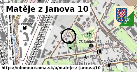 Matěje z Janova 10, Olomouc