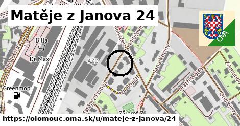 Matěje z Janova 24, Olomouc