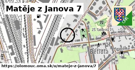 Matěje z Janova 7, Olomouc