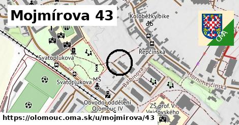 Mojmírova 43, Olomouc