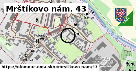 Mrštíkovo nám. 43, Olomouc