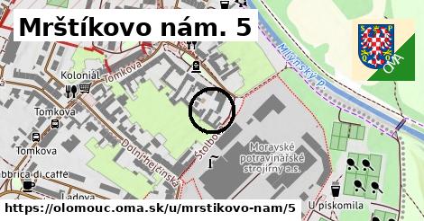 Mrštíkovo nám. 5, Olomouc